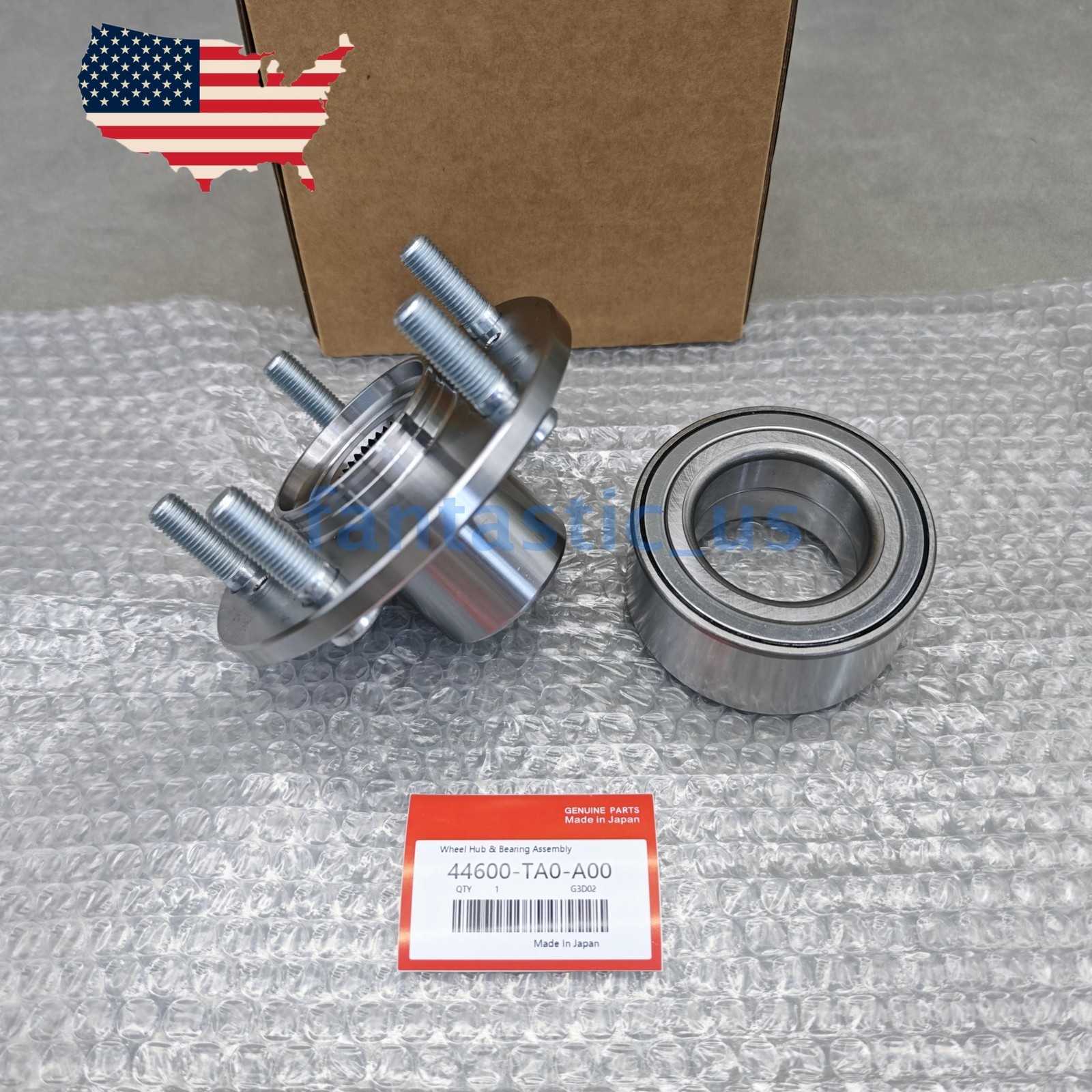 Front Wheel Hub & Bearing Kit Assembly OEM  For 2008-2012 Honda Accord 2.4L 3.5L
