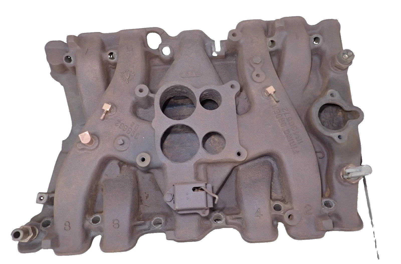 OEM GM Oldsmobile Big Block 398662 J Intake Manifold 400 425 455 1968 1969 CLEAN