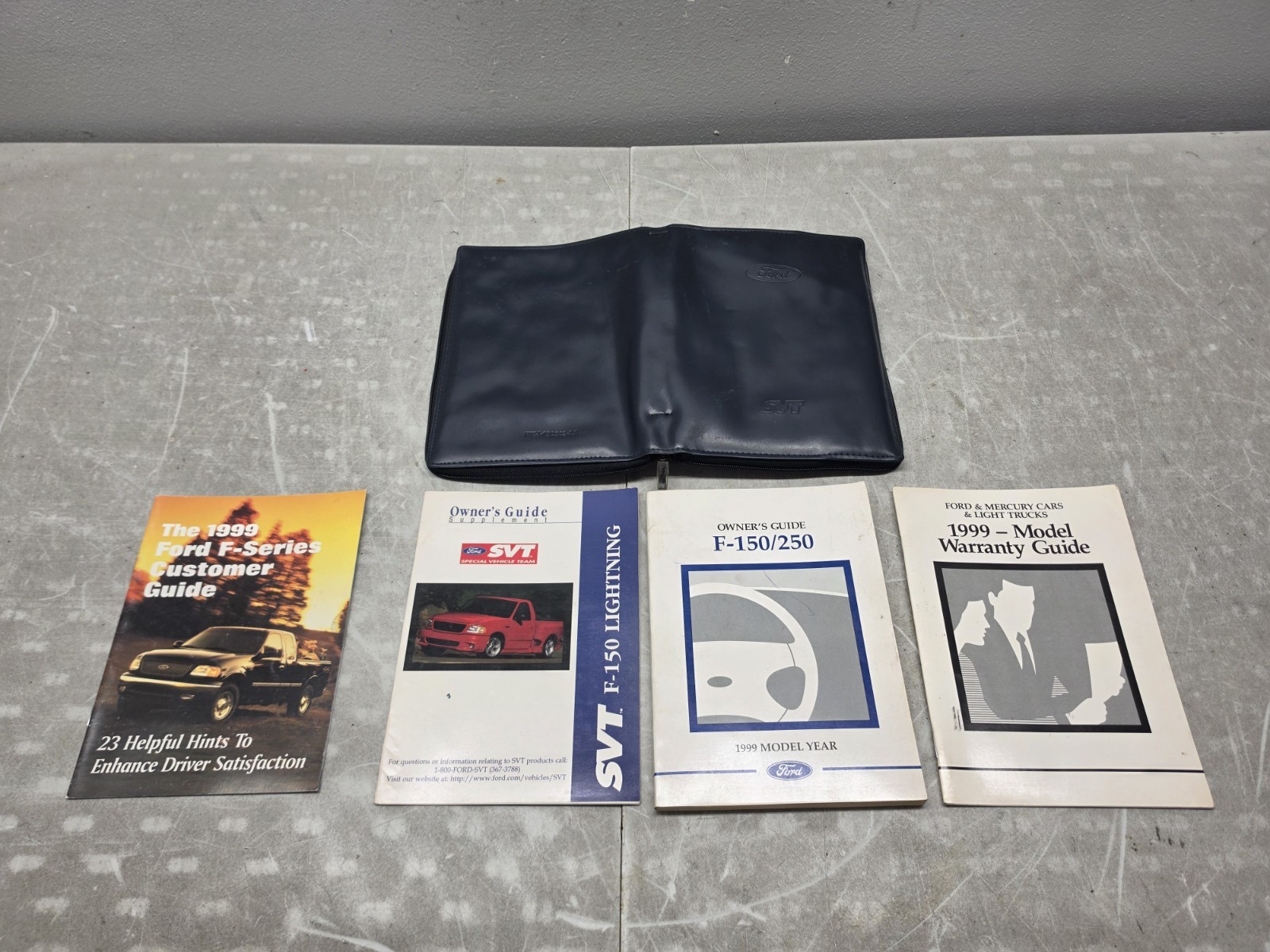 1999 Ford SVT Lightning Owners Manual Guide Book 99 SVT F150 Lightning Booklet