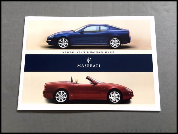 2002 Maserati Spyder and Coupe Original Car Sales Brochure Catalog - Cabriocorsa 2002 Maserati Spyder and Coupe Original Car Sales Brochure Catalog - Cabriocorsa