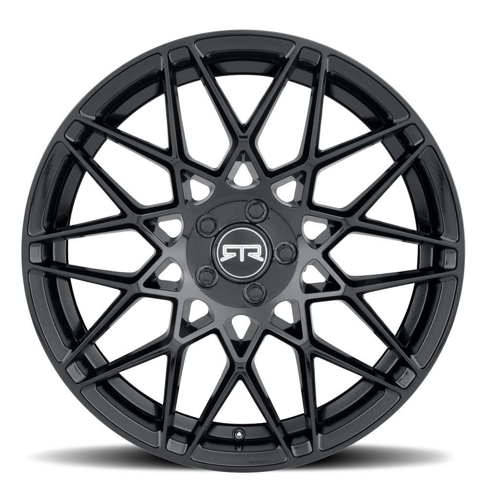 19x10.5 RTR Tech Mesh Gloss Black Wheels 5x4.5 (45mm) Set of 4