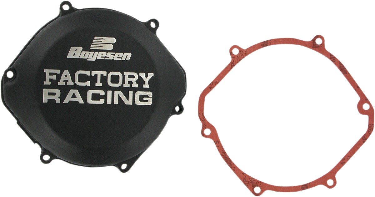 Boyesen CC-02B Factory Clutch Cover Black Honda CR250 1987-2001 Boyesen CC-02B Factory Clutch Cover Black Honda CR250 1987-2001
