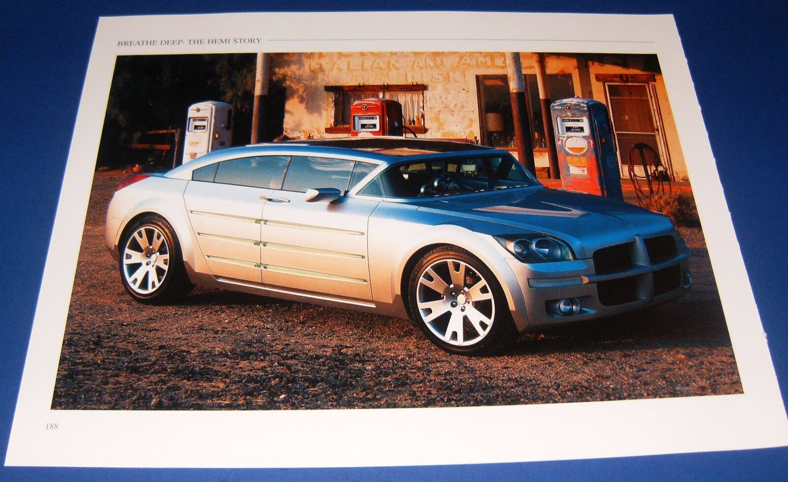 2001 Dodge Super 8 Hemi Concept Car Photo/Poster 01 Prototype 300 Charger