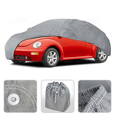 Car Cover for New Beetle Outdoor Breathable Sun Dust Proof Auto Protection
