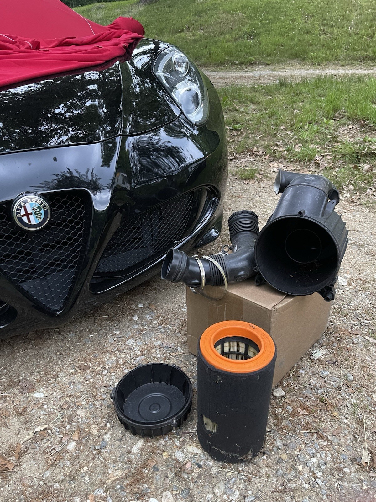 Alfa Romeo 4C / Spider OEM Intake w/filter Alfa Romeo 4C / Spider OEM Intake w/filter