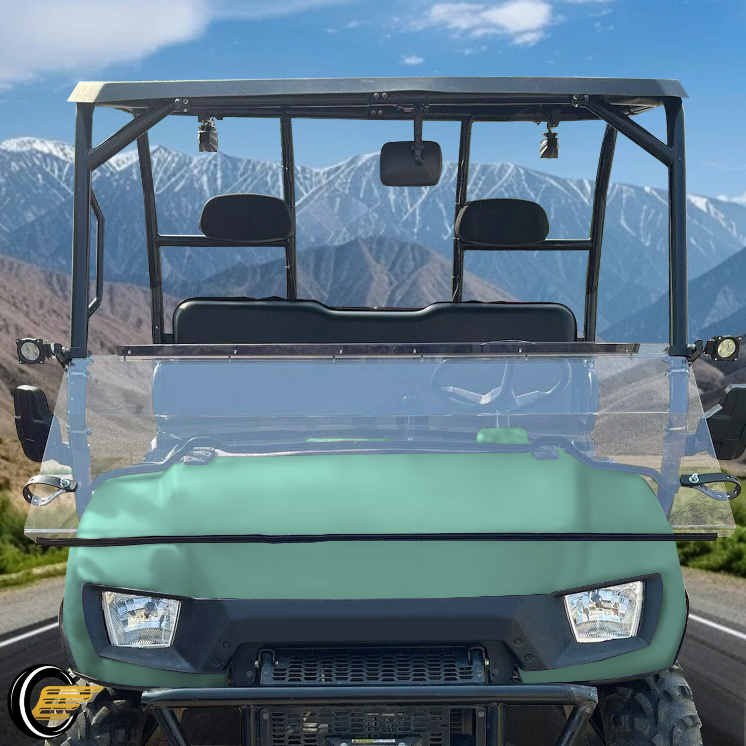 Folding Full Windshield For Polaris Ranger 500 4x4/Ranger Crew 700/Ranger XP 700