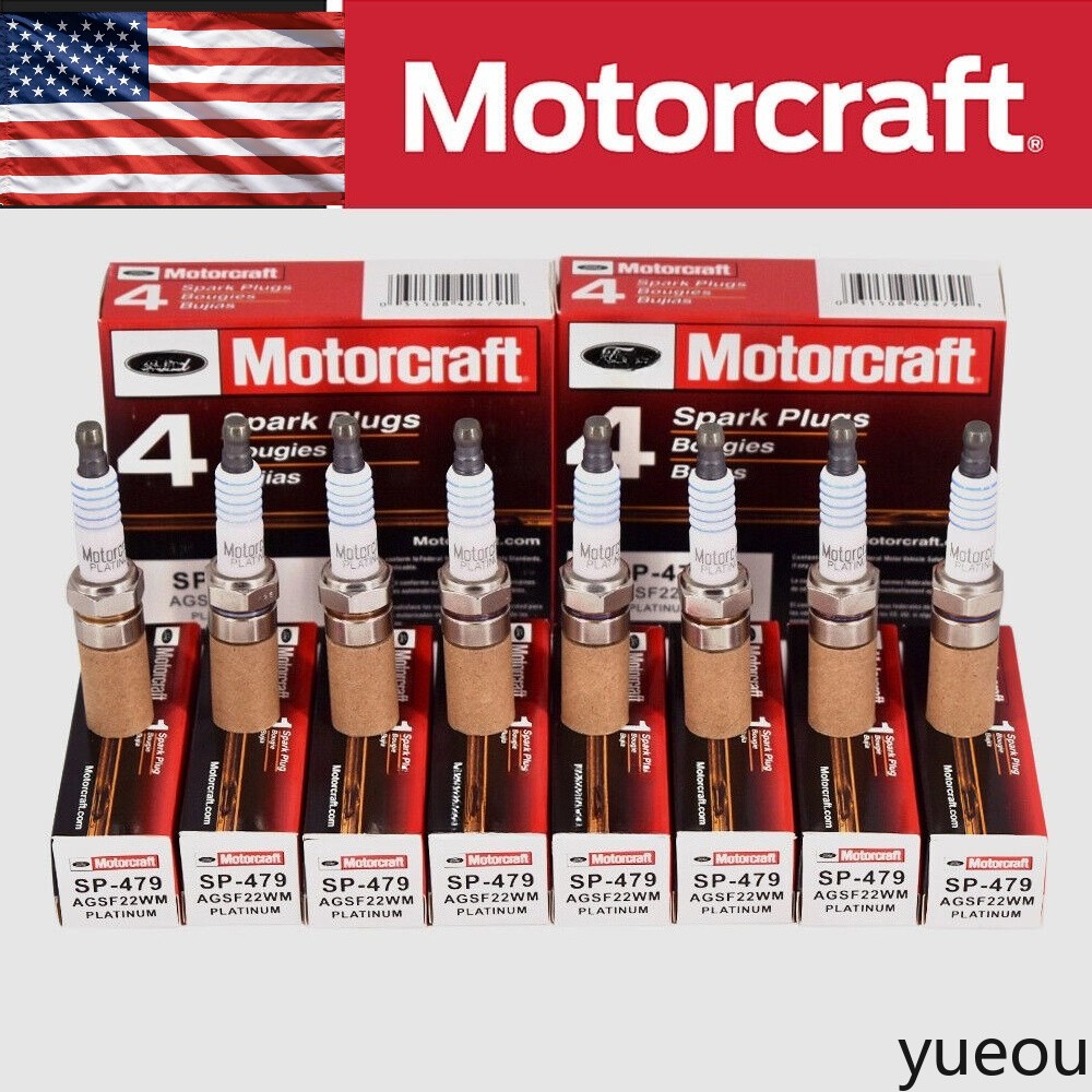 8p NEW Motorcraft Ignition Coil DG508 & Spark Plug SP479 For Ford F150 4.6 5.4L. 8p NEW Motorcraft Ignition Coil DG508 & Spark Plug SP479 For Ford F150 4.6 5.4L.