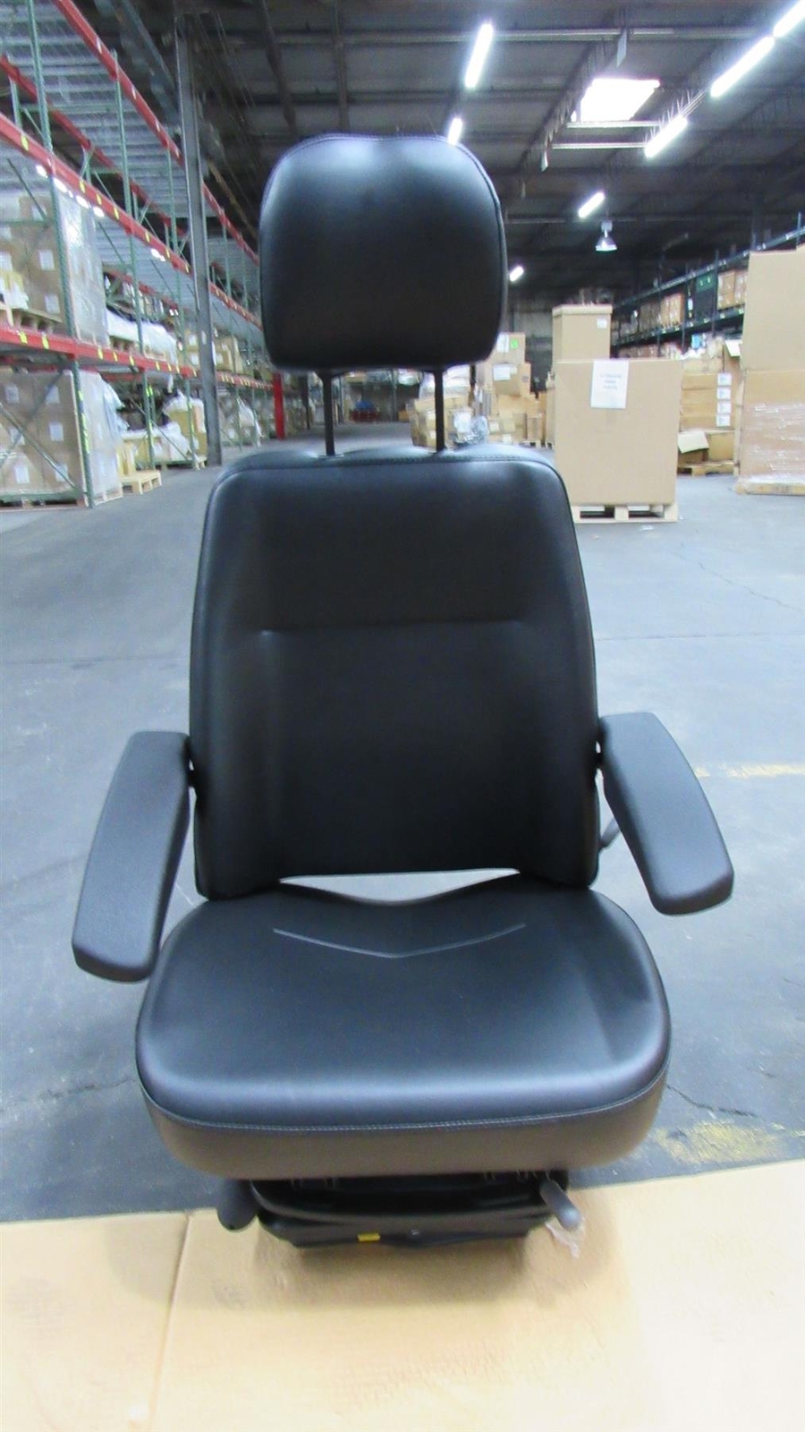 Air Seat KAB 151 Series Agricultural Construction Equipment Black Vinyl 12v Air Seat KAB 151 Series Agricultural Construction Equipment Black Vinyl 12v