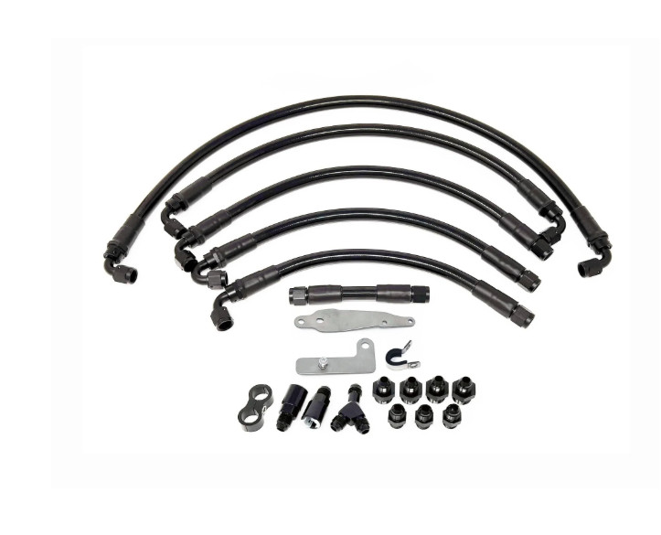 Torque Solution PTFE Fuel Line Kit: Subaru STI 08-21 / WRX 08-14 | TS-SU-6FLK-AM