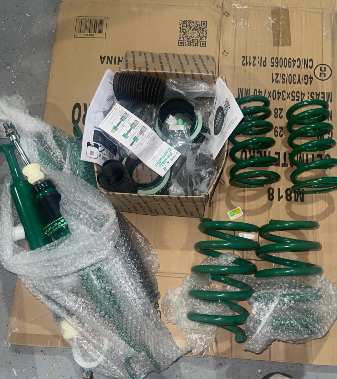 350z tein flex z coilovers BRAND NEW WHOLE KIT 350z tein flex z coilovers BRAND NEW WHOLE KIT