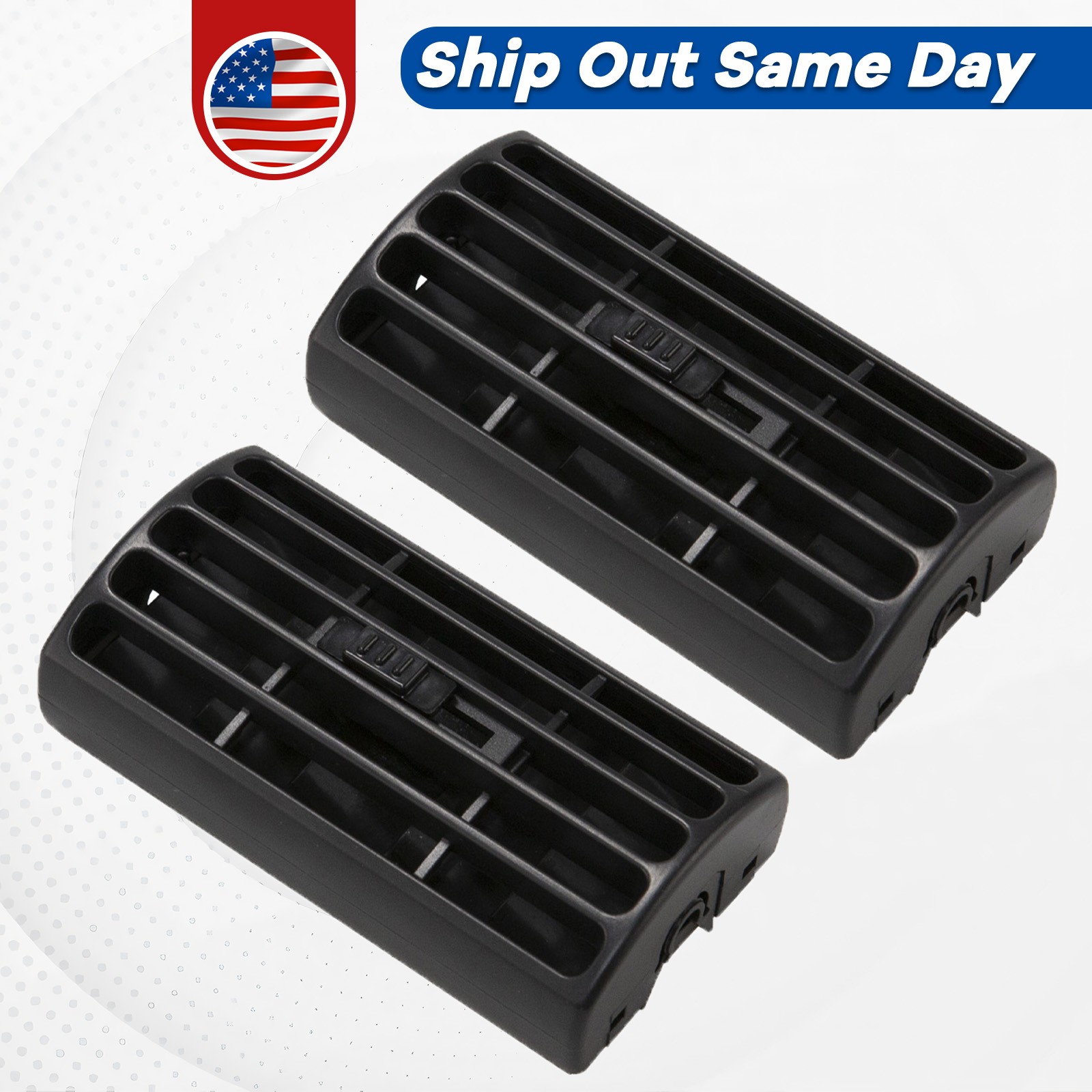 2Pcs Dash AC Air Vent Heater For 96-18 Express Van Savanna Van 94-97 S10 Sonoma 2Pcs Dash AC Air Vent Heater For 96-18 Express Van Savanna Van 94-97 S10 Sonoma