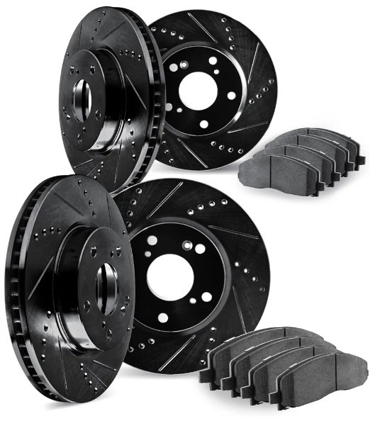 Dynamic Friction Front & Rear Brake Rotors + Pads 6-Piece Set Boxed B0B512RKKS Dynamic Friction Front & Rear Brake Rotors + Pads 6-Piece Set Boxed B0B512RKKS