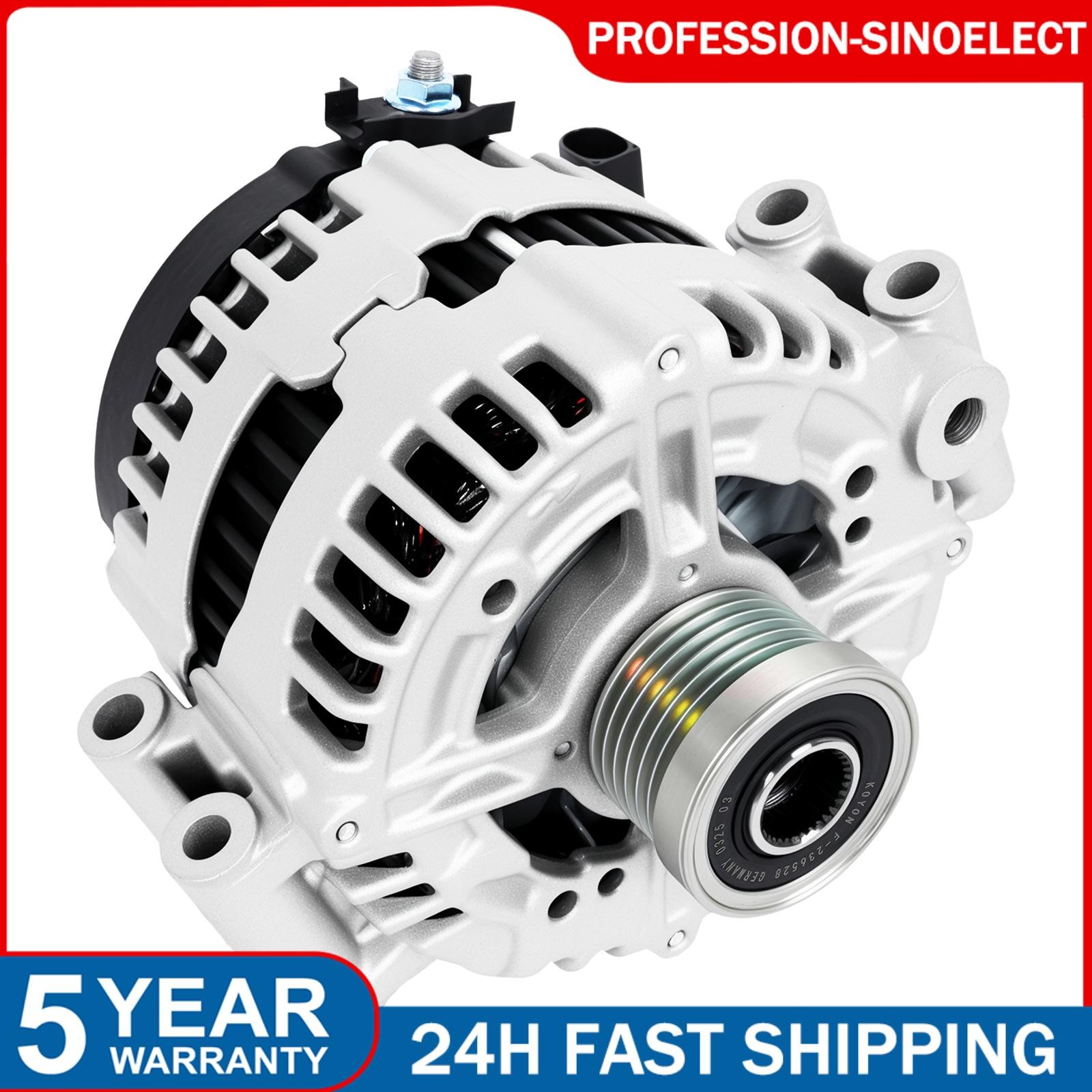 NEW Alternator for BMW 128i 328i 328xi 330i 330xi 528i 528xi X3 X5 3.0L 180Amp
