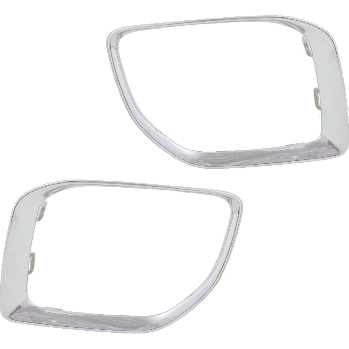 Front Fog Light Trim Set For 2017-2020 GMC Canyon Left Right Pair 2pc Plastic