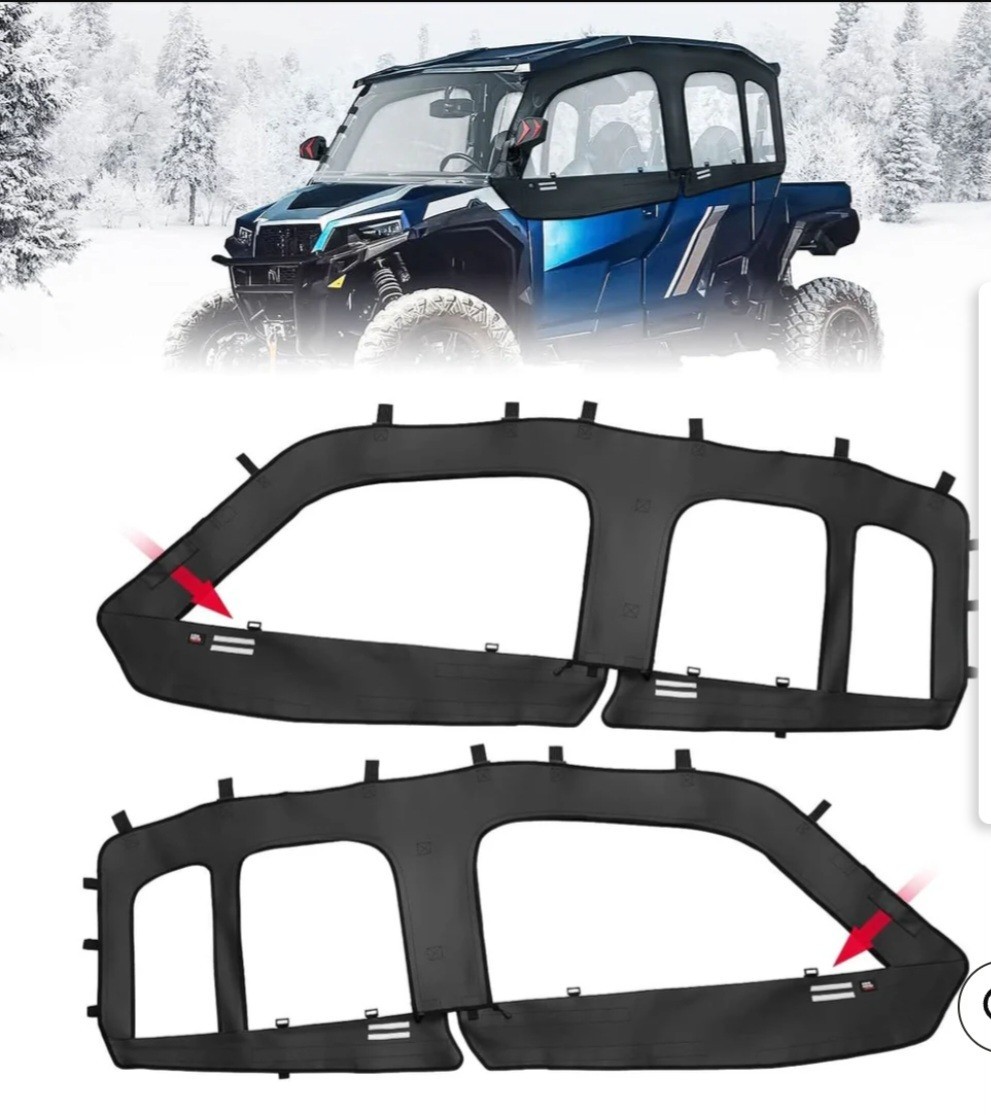 Kemimoto Upgraded Soft Upper Doors Polaris General 4 1000 / XP 4 1000 Kemimoto Upgraded Soft Upper Doors Polaris General 4 1000 / XP 4 1000