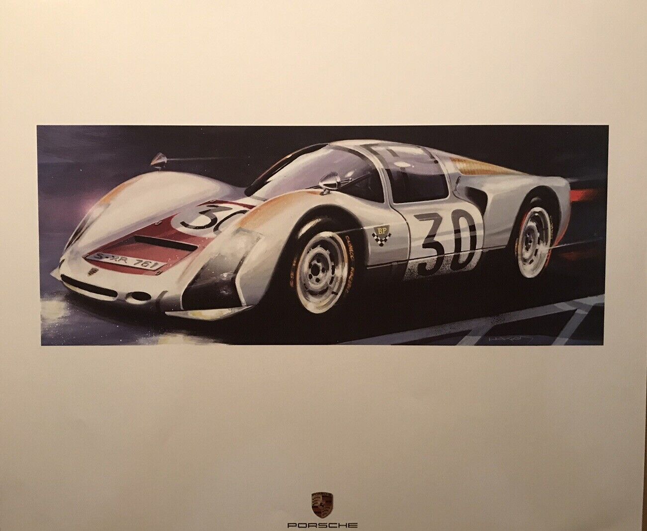 Porsche 906/910 Series #25 Original Car Poster Printed In Germany One Only 😎