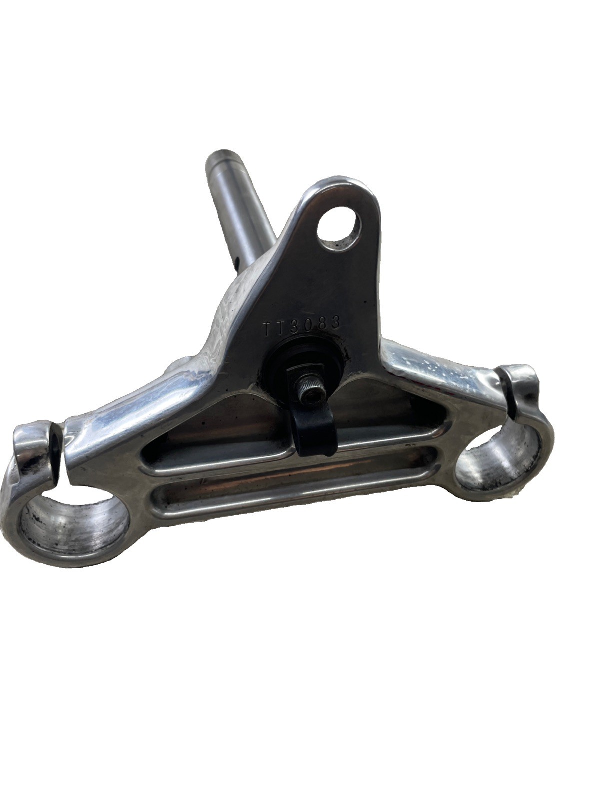 Harley 39mm polished aluminum bottom triple tree OEM