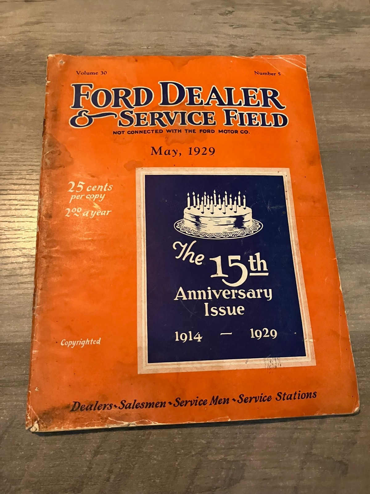 Vintage Ford Dealership Magazine Ford Dealer & Service Field May 1929 Vintage Ford Dealership Magazine Ford Dealer & Service Field May 1929