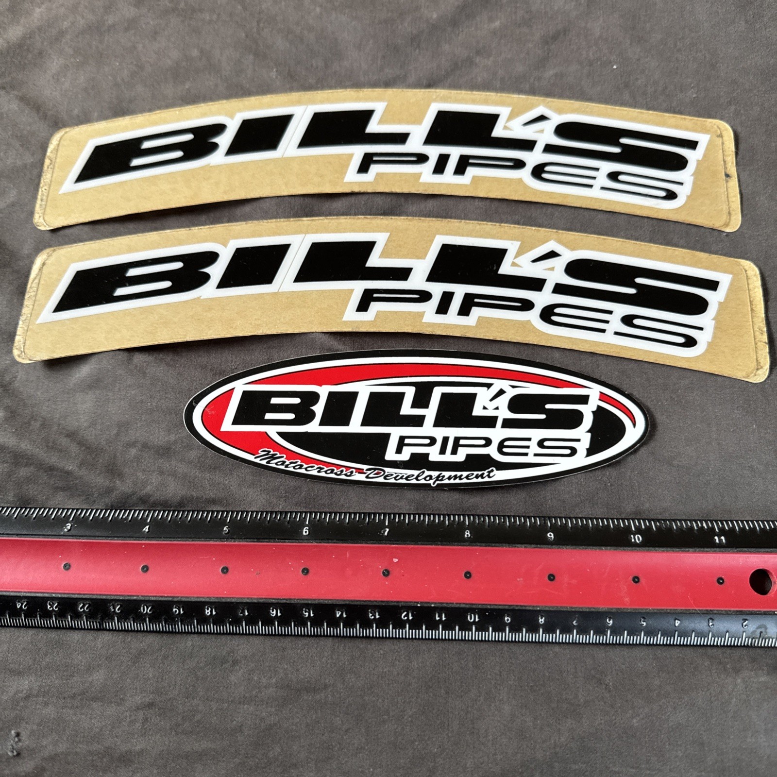 (3) Bill’s Pipes Stickers MX SMX (3) Bill’s Pipes Stickers MX SMX