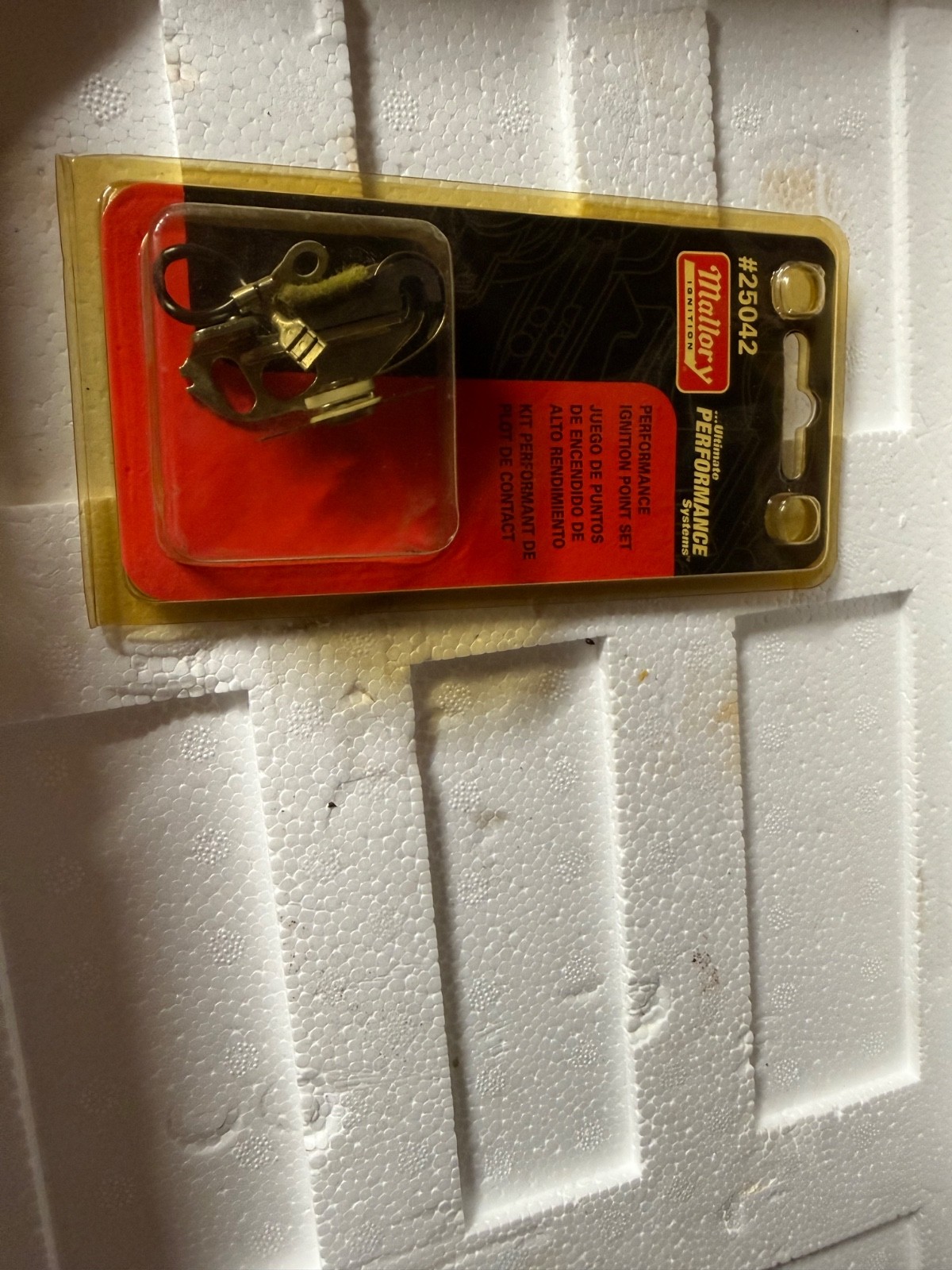 MALLORY PERFORMANCE IGNITION POINT SET PART #25042 NHRA DRAG RACE