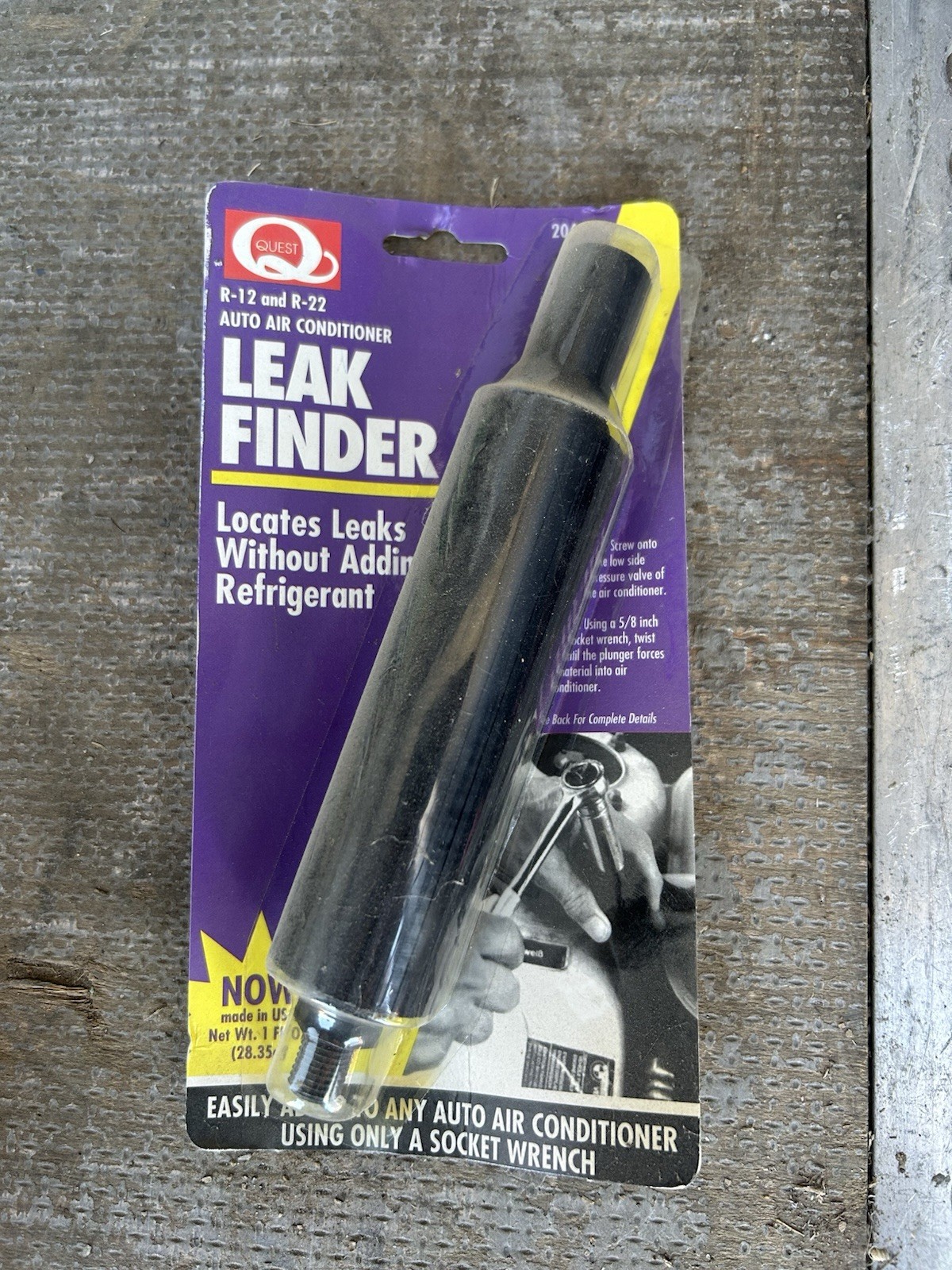 NOS UNIVERSAL QUEST R-12 / R-22 AUTO AIR CONDITIONER STOP LEAK NOS UNIVERSAL QUEST R-12 / R-22 AUTO AIR CONDITIONER STOP LEAK