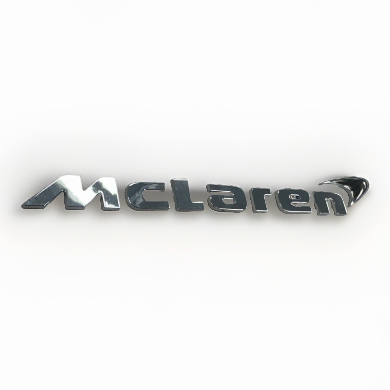 McLaren 540C 570S 650S 720S Rear Bumper Chrome badge w CARBON FIBER Speedmark McLaren 540C 570S 650S 720S Rear Bumper Chrome badge w CARBON FIBER Speedmark