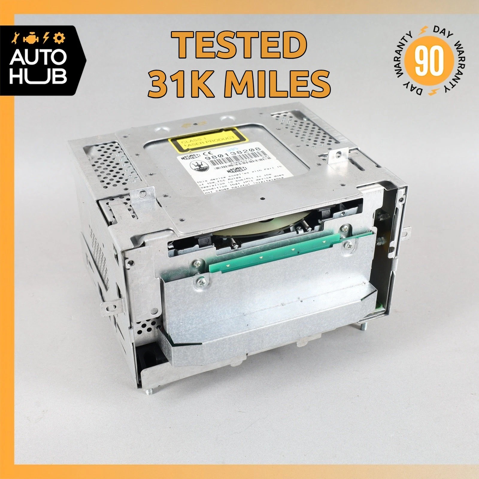 02-07 Maserati M138 4200 Coupe GT CC CD Audio Head Unit NIT Module OEM 31k 02-07 Maserati M138 4200 Coupe GT CC CD Audio Head Unit NIT Module OEM 31k
