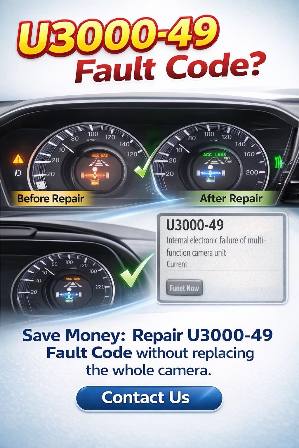 ACURA MDX  FRONT WINDSHIELD LANE ASSIST CAMERA  Repair Service