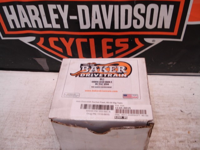HARLEY BIG TWIN'S 1980-00 Rpl BAKER NOS ANTI-OVERSHIFT TRANSMISSION RACHET PAWL