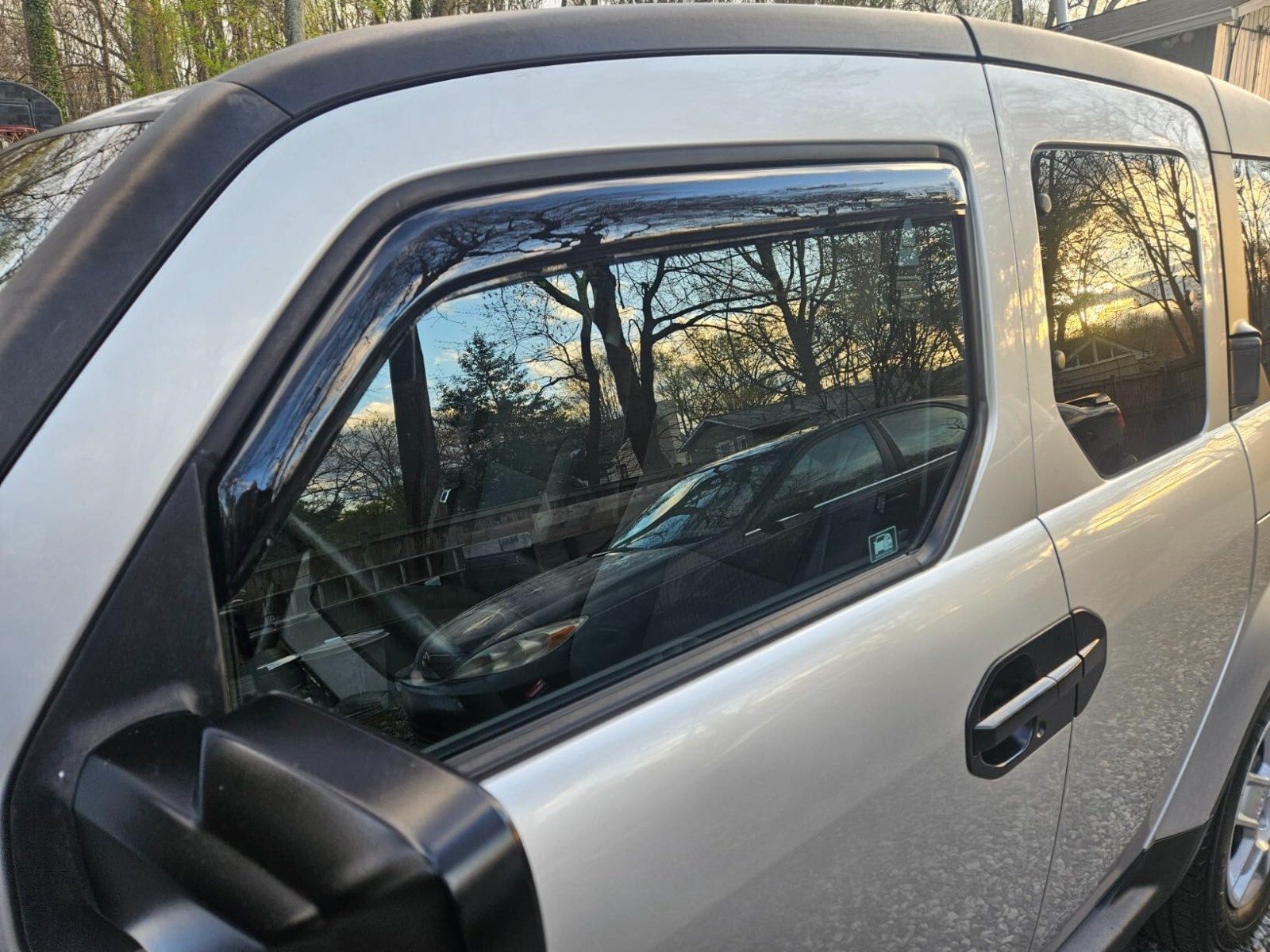 AVS Rain Guards Vent Visors In-Channel for 2003-2011 Honda Element 2 Piece Set