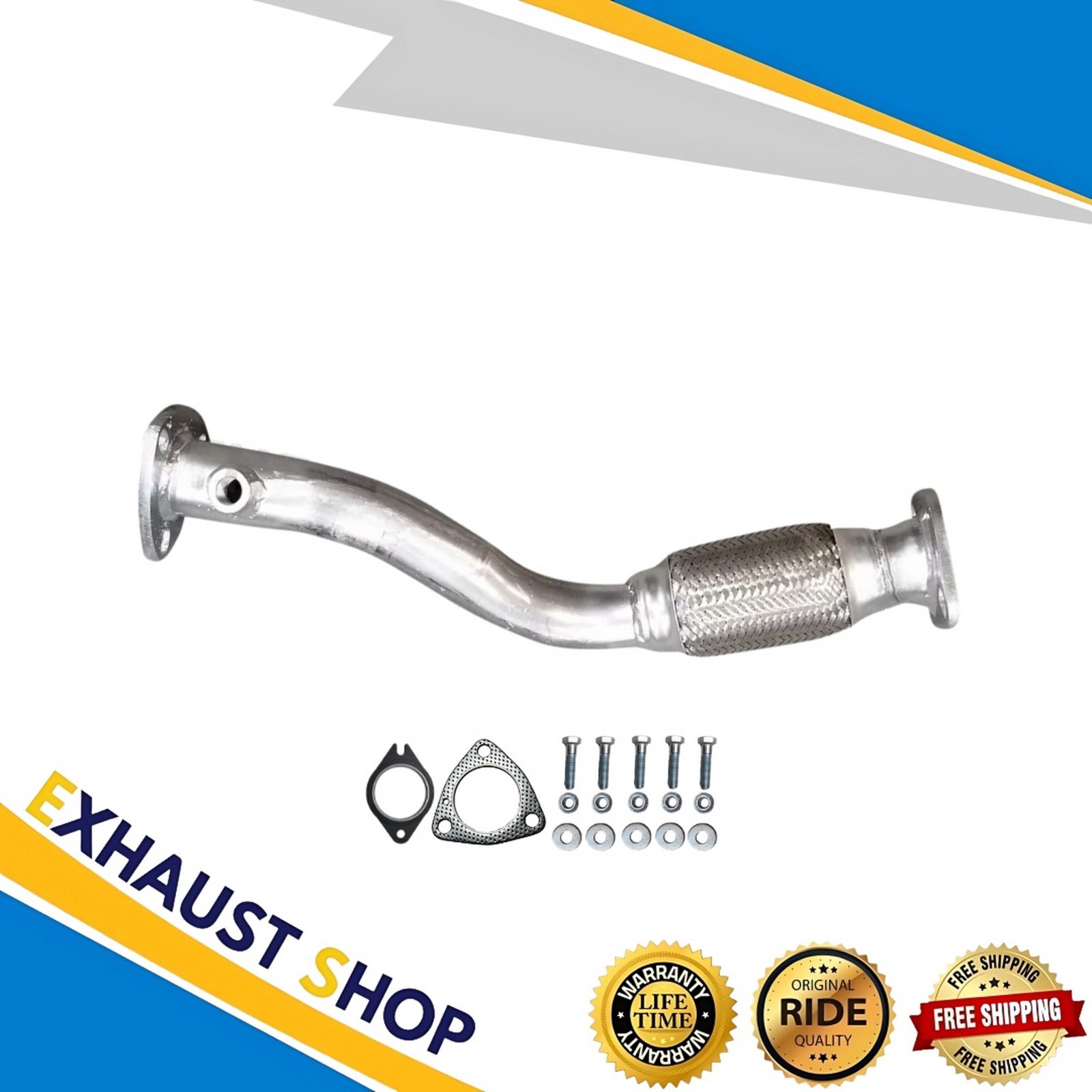 FITS: 2004-2008 CHEVROLET MALIBU/PONTIAC G6 2.2L FRONT FLEX PIPE