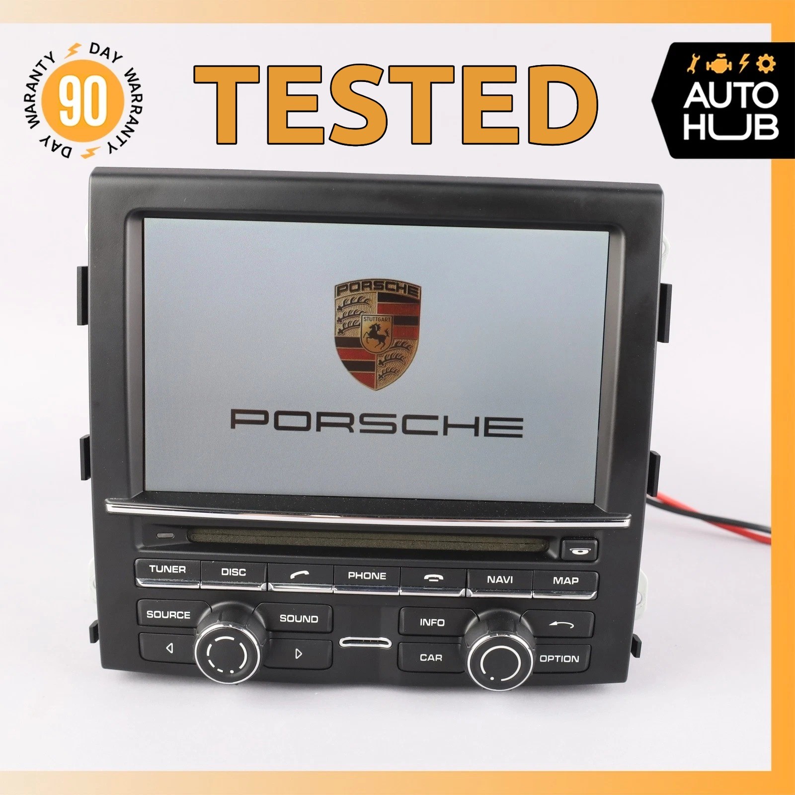 11-12 Porsche Cayenne 958 Command Head Unit Navigation Radio 95864297100 OEM 11-12 Porsche Cayenne 958 Command Head Unit Navigation Radio 95864297100 OEM