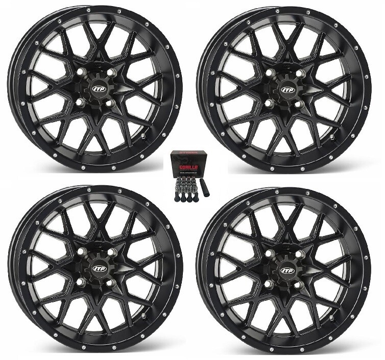 ITP Hurricane UTV Wheels/Rims Matte Black 15