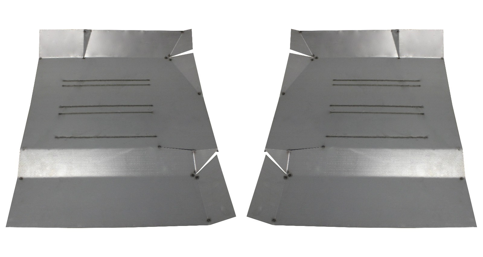 1965 1966 67 1968 FORD GALAXIE MERCURY MARAUDER MONTCLAIRE FRONT FLOOR PANS PAIR