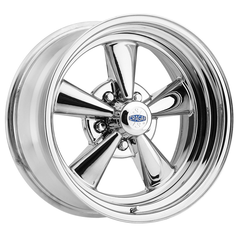 Cragar 61C S/S Direct Drill Chrome Wheel Size: 15