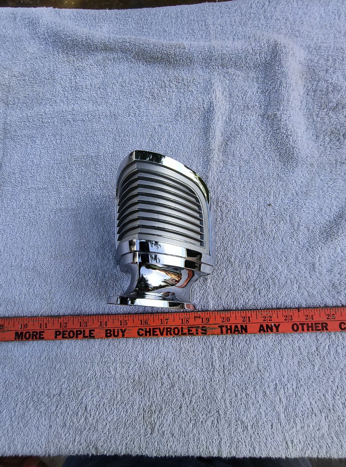 1968 Impala Bel Air Biscayne Left Side Front Fender Bezel NOS #3920823 LH 1968 Impala Bel Air Biscayne Left Side Front Fender Bezel NOS #3920823 LH