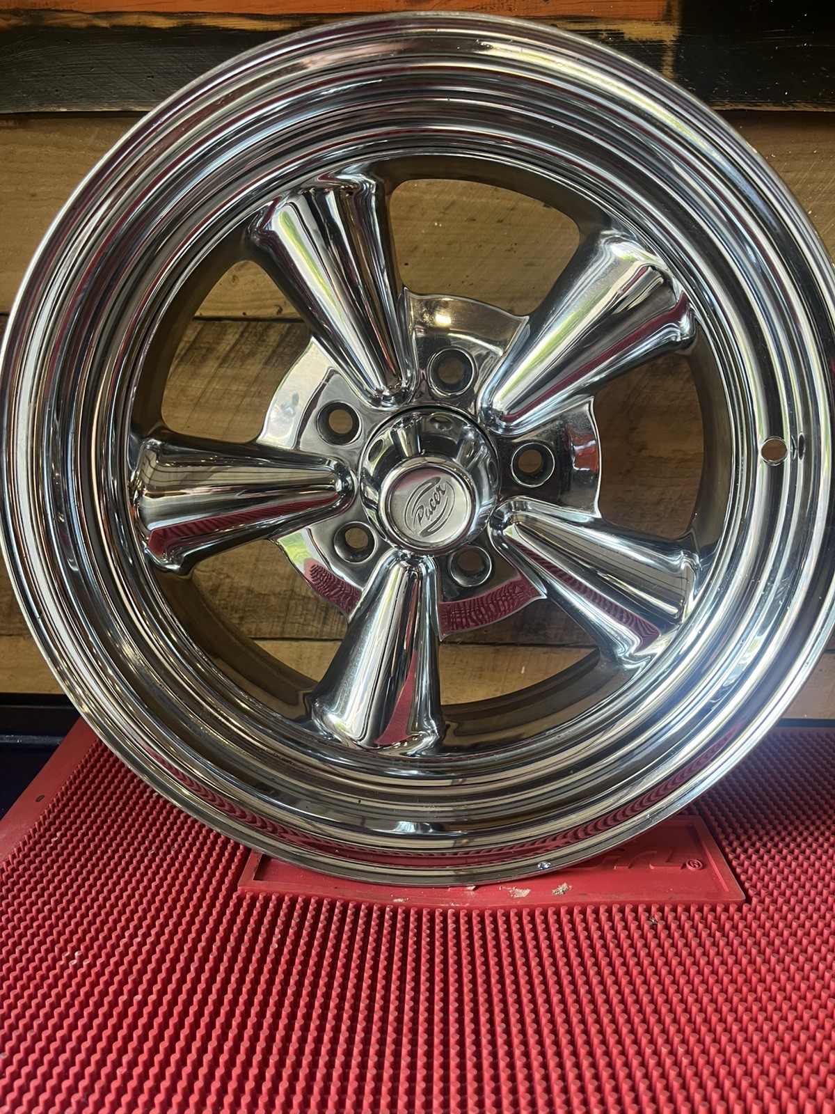 Pacer Supreme 177 15x7 Chrome Wheel Rim 5x4.75 Chevy GM Vintage Muscle Car