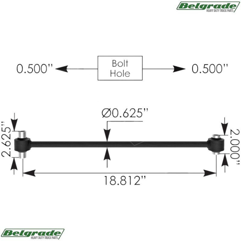 TMR96337 Torque Rod Cabin Volvo 20704332 132810 TMR96337 Torque Rod Cabin Volvo 20704332 132810