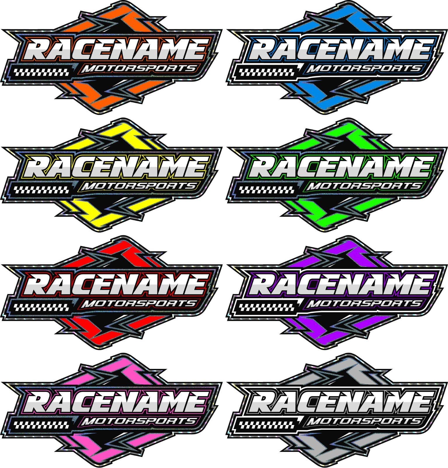 Custom Your Name Racing Decals Trailer Truck MX ATV Race Car Go Kart Sprint IMCA Custom Your Name Racing Decals Trailer Truck MX ATV Race Car Go Kart Sprint IMCA