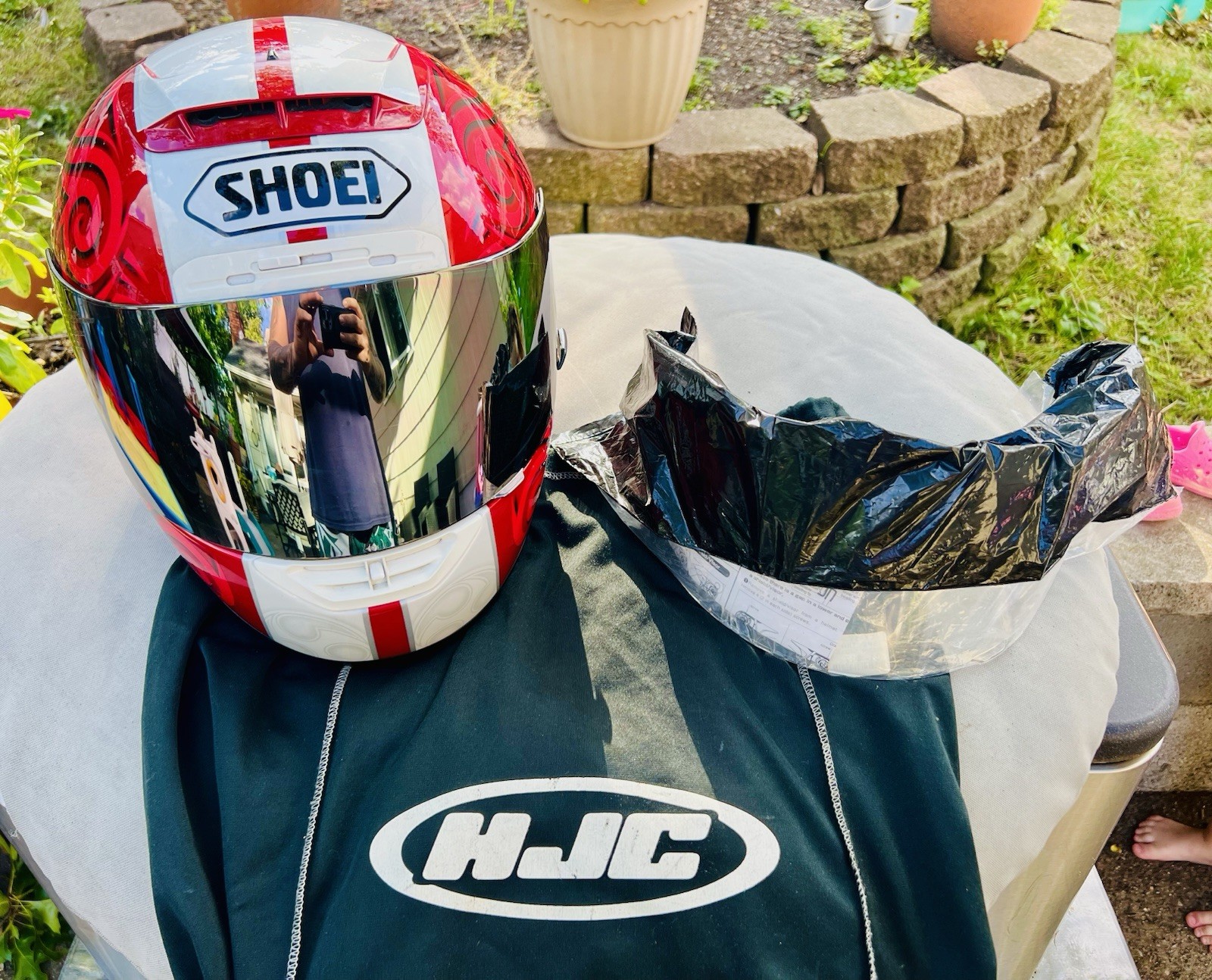 Vintage Shoei X-Eleven “Yukio Kagayama” Replica (TC-1) Full Face Helmet/Size L