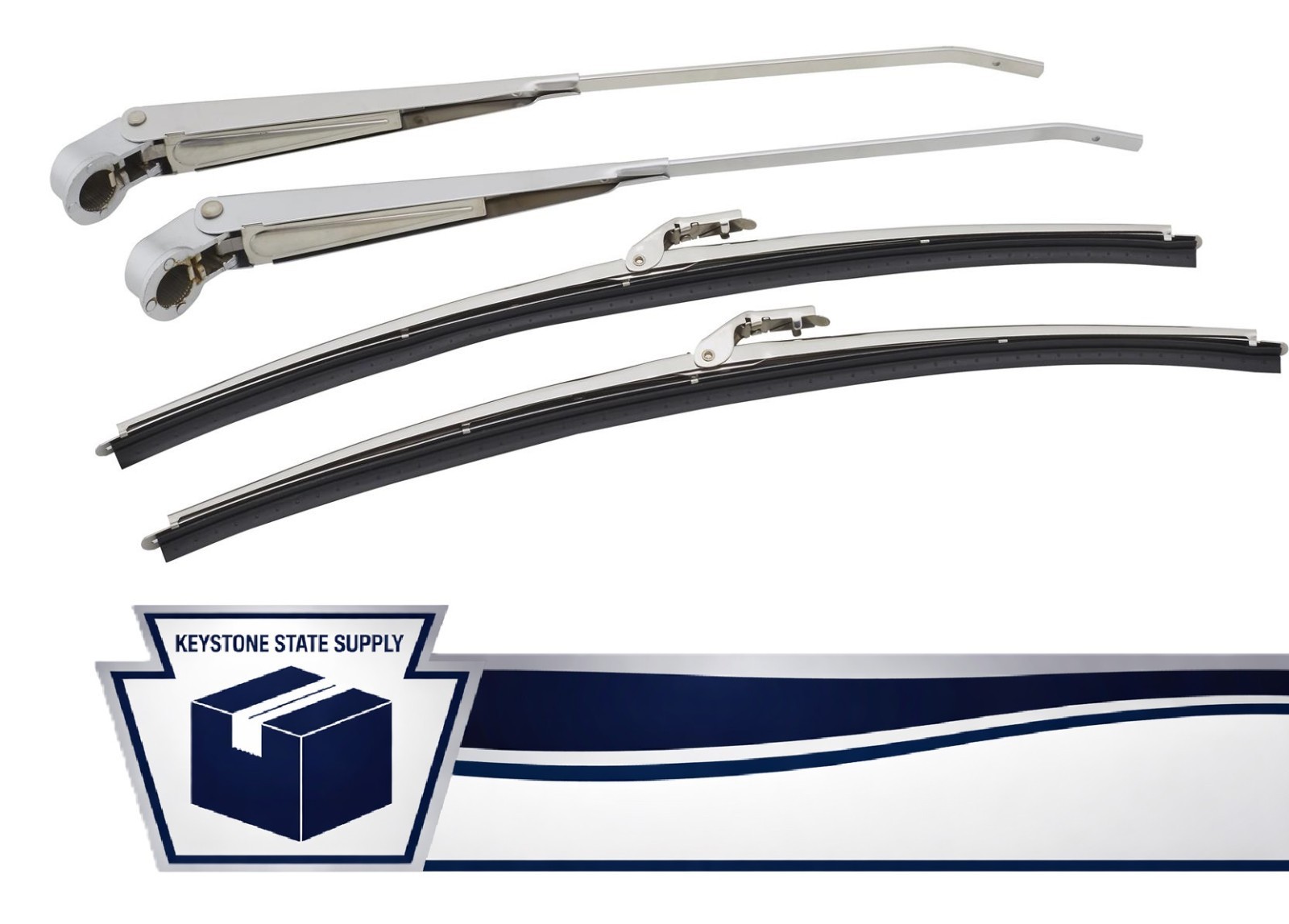 1967 1968 1969 Chevy C10 Truck Polished Stainless Windshield Wiper Arms & Blades 1967 1968 1969 Chevy C10 Truck Polished Stainless Windshield Wiper Arms & Blades