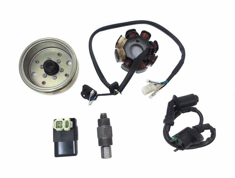 MYK IGNITION KIT TAO TAO 50CC STD (STATOR + FLYWHEEL + PULLER + HT COIL + CDI) MYK IGNITION KIT TAO TAO 50CC STD (STATOR + FLYWHEEL + PULLER + HT COIL + CDI)