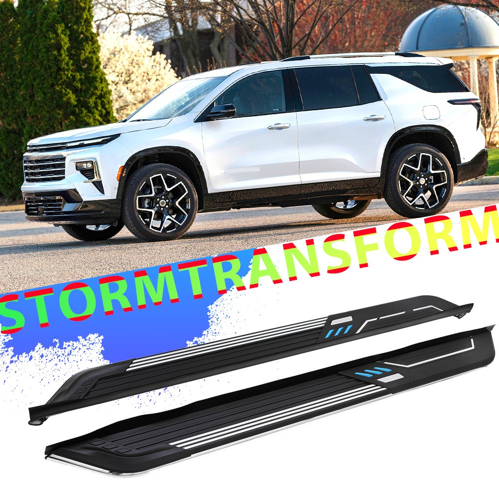 600lbs Running Boards for 2024-2025 Chevrolet Chevy Traverse Side Steps Nerf Bar 600lbs Running Boards for 2024-2025 Chevrolet Chevy Traverse Side Steps Nerf Bar