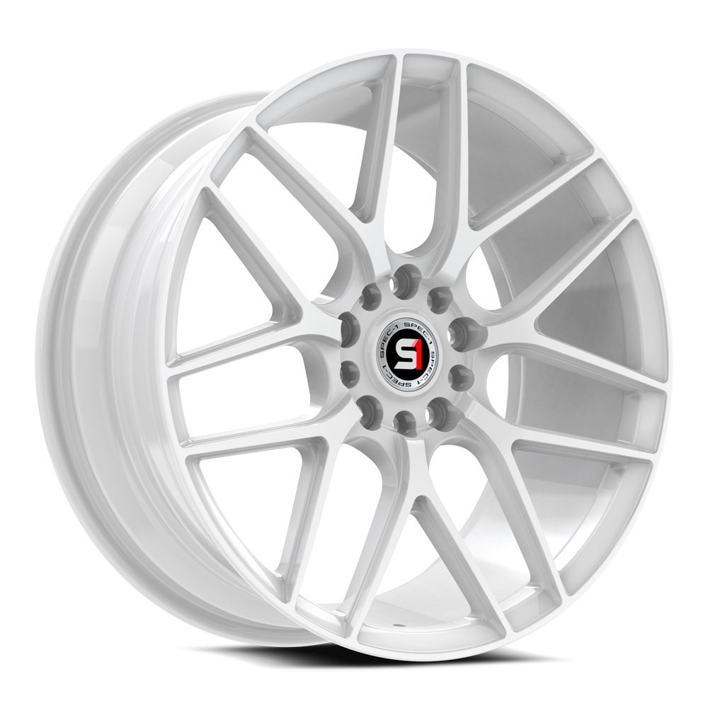(Single) Spec-1 SP-78 4x100/4x114.3 18x8 4x100 +35 All White Wheel Rim (Single) Spec-1 SP-78 4x100/4x114.3 18x8 4x100 +35 All White Wheel Rim