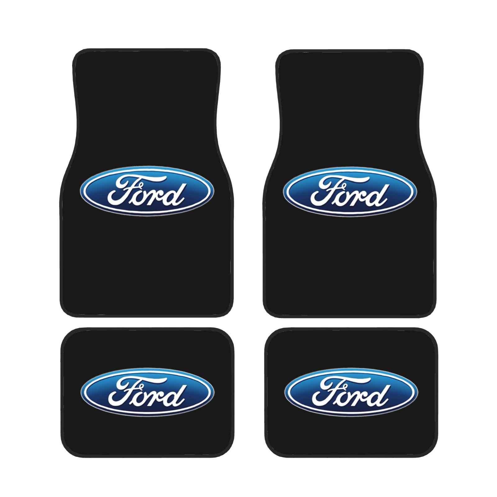 4 Piece Ford Car Front & Rear Floor Mat Set Non-Slip Carpet Mats 4 Piece Ford Car Front & Rear Floor Mat Set Non-Slip Carpet Mats