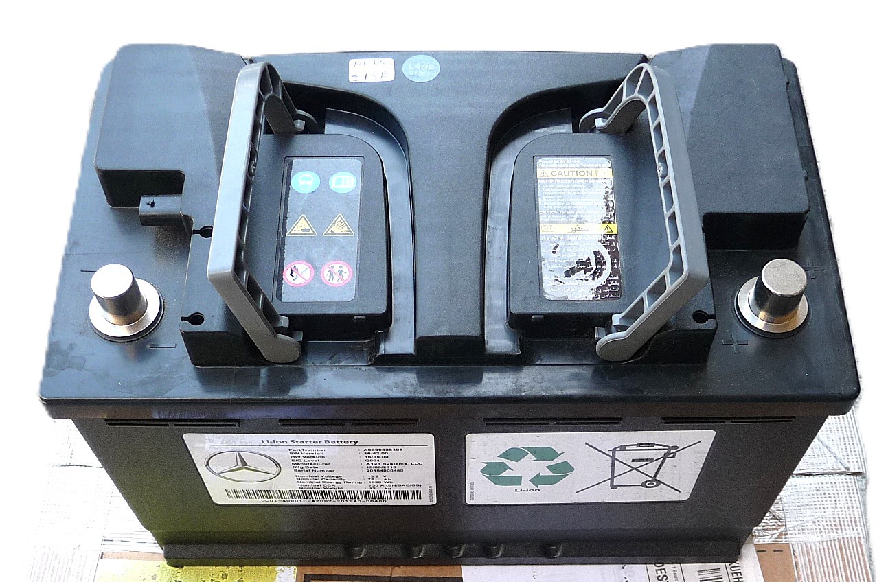 2015-2021 Mercedes Benz AMG GT S63 Litium Ion 12V Starter Battery A0009826925 OE