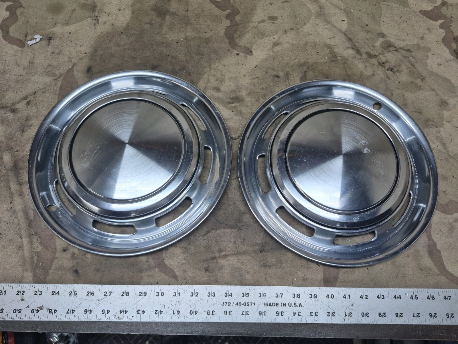 (2) 1971-1978 FORD PINTO 1975-1978 MERCURY BOBCAT WHEEL COVERS Hubcaps OEM Pair