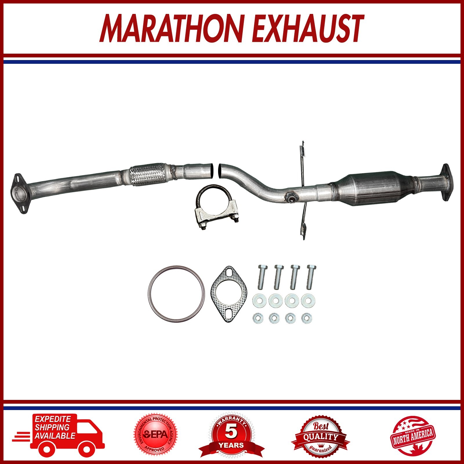 REAR Catalytic For 01-05 Sebring|01-05 Stratus|00-05 Eclipse|00-03 Galant 2.4L