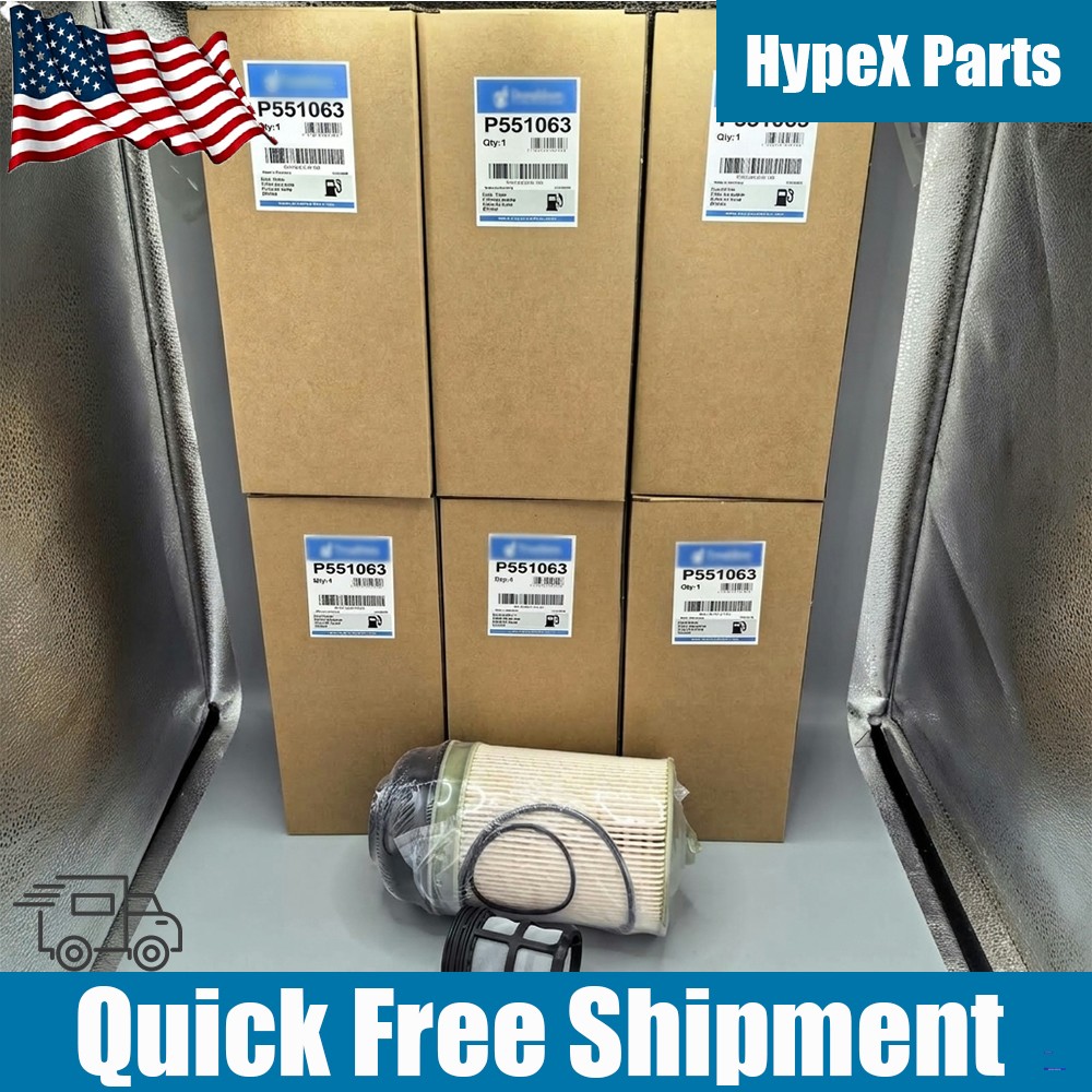 NEW 6Pcs P551063 Fuel Filter Kit For Donaldson DETROIT DIESEL BENZ 4700903151 NEW 6Pcs P551063 Fuel Filter Kit For Donaldson DETROIT DIESEL BENZ 4700903151