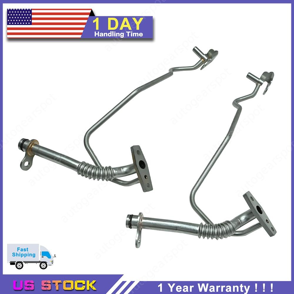 New Lower Turbocharger Oil Line Left & Right For Ford F-150 Expedition Transit New Lower Turbocharger Oil Line Left & Right For Ford F-150 Expedition Transit